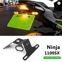 Short Tail License Plate Holder Compatible with Kawasaki Ninja1100SX 2024-2025