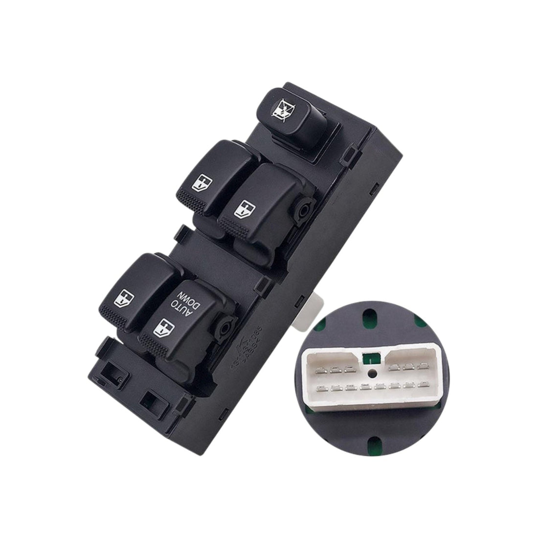 Power Window Switch 93570-1G212, Compatible with Hyundai / Kia (Left)