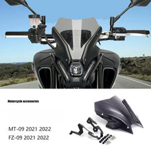Front Windshield Windscreen Deflector Compatible with Yamaha MT-09 FZ-09