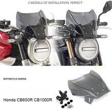 Front Windshield Windscreen Deflector Compatible with Honda CB1000R CB650R