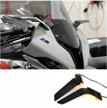 LED Winglet Rearview Mirrors with Turn Signals Compatible with BMW S1000RR 2019-2024