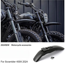 Front Fender Extender Compatible with Triumph Scrambler 400X 2024