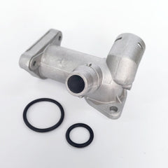 058121132 Aluminum Coolant Flange Connector for Volkswagen, Audi, 20-30 Passat - NexuParts