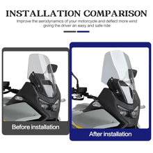 Front Windshield Windscreen Deflector Compatible with Honda XL750 Transalp 2025-2026