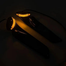 LED Winglet Rearview Mirrors with Turn Signals Compatible with Kawasaki Ninja 1000 ZX-10R