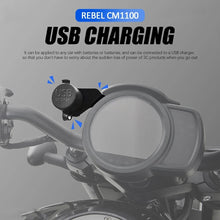 USB Charger Power Socket Compatible with Honda REBELCM1100