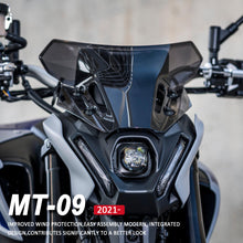 Front Windshield Windscreen Deflector Compatible with Yamaha MT-09 FZ-09 2021-2023