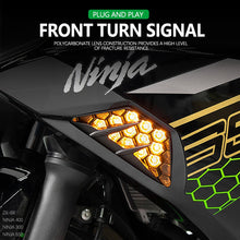 Front Rear LED Turn Signal Lights Compatible with Kawasaki Ninja