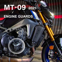 Crash Bar Engine Guard Protector Compatible with Yamaha MT-09 Tracer 9 GT