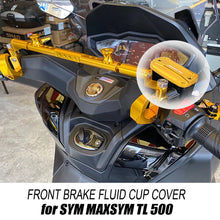 Brake Fluid Reservoir Guard Cover Compatible with SYM MAXSYM TL 500