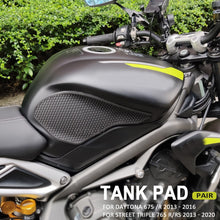 Fuel Tank Side Knee Grip Pads Compatible with Triumph Street Triple 765 R/RS