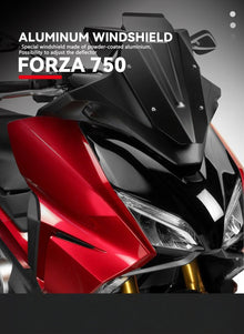 Front Windshield Windscreen Deflector Compatible with Honda Forza 750 2021 2022 2021-2022 Aluminum