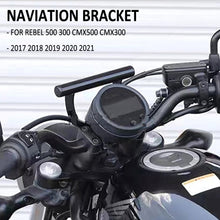 Wireless Charging Phone Navigation Mount Compatible with Honda REBEL CMX500 CMX300