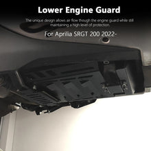 Engine Skid Plate Guard Compatible with Aprilia SRGT 200