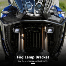 Auxiliary Fog Light Mount Brackets Compatible with Yamaha Tenere 700 2025