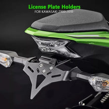 Short Tail License Plate Holder with LED Light Compatible with Kawasaki Z900 2024