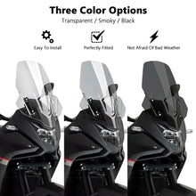 Front Windshield Windscreen Deflector Compatible with Honda XL750 Transalp