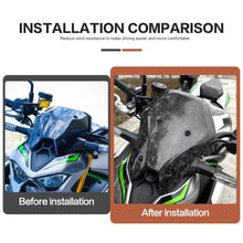 Front Windshield Windscreen Deflector Compatible with Kawasaki Z900 2025