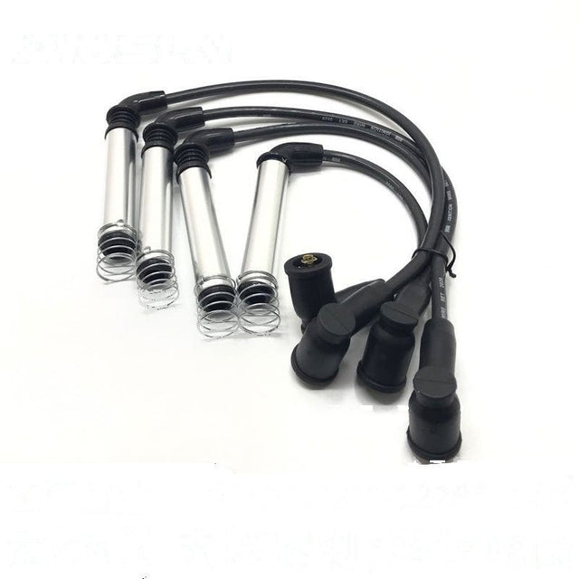 High Voltage Ignition Wire Set XS6F-12286-B4D Compatible with Ford Fiesta