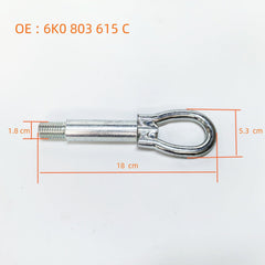 6K0803615C Tow Hook for Volkswagen, 20-30, Skoda Golf - NexuParts