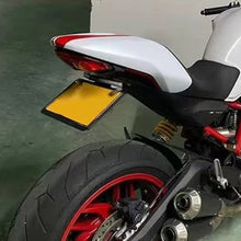Short Tail License Plate Holder with LED Light Compatible with Ducati Supersport 950/939 Monster 821/797
