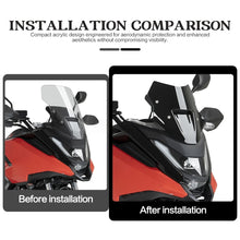 Front Windshield Windscreen Deflector Compatible with Honda NC750X 2025-2026