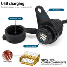 USB Charger Power Socket Compatible with Honda CB400X 12V