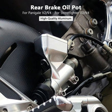 Brake Fluid Reservoir Guard Cover Compatible with Ducati V2 V4 Aluminum