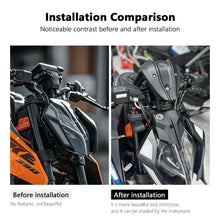 Front Windshield Windscreen Deflector Compatible with KTM 390 Duke 2024