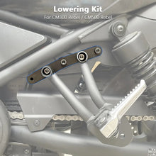 Passenger Foot Peg Lowering Kit Compatible with Honda CM300 CM500 Rebel
