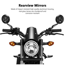 Rearview Mirror Set Compatible with Kawasaki W800 Honda CM300 CM500 CMX500 Aluminum