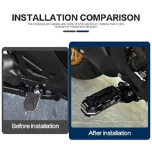 Footboard Pedal Pads Compatible with BMW R1300GS 2023 2023+ Aluminum