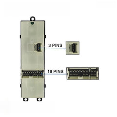 25401-ZT10A Power Window Switch for Nissan, 20-30, medium_margin - NexuParts