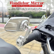 Rearview Mirror Set Compatible with Vespa GTS300/GTV/Sprint/Primavera150 Aluminum