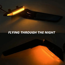 LED Winglet Rearview Mirrors with Turn Signals Compatible with BMW S1000RR 2019-2024