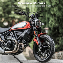 Winglet Rearview Mirrors Compatible with Ducati Scrambler 1100 800 ICOM