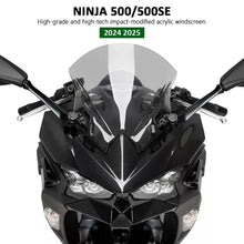 Front Windshield Windscreen Deflector Compatible with Kawasaki Ninja 500 SE 2024-2025
