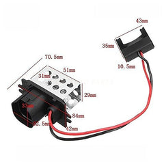 2710000QAC Blower Motor Resistor for Renault, 30-50, Nissan Clio - NexuParts