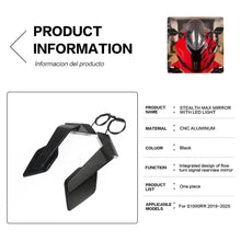 Rearview Mirror Set Compatible with BMW S1000RR 2019-2025