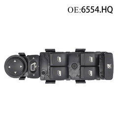 Power Window Switch 6554.HQ Compatible with Peugeot Citroen C4 2004-2015