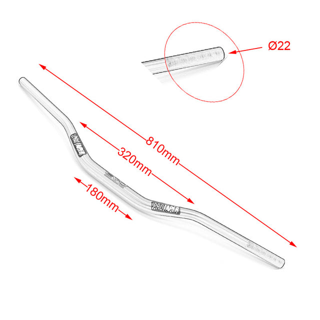 Universal Handlebar Compatible with PROTAPER 1-1/8 CNC