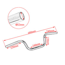 Universal Handlebar Compatible with Universal Motorcycle Aluminum