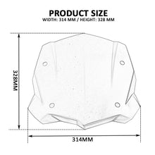 Front Windshield Windscreen Deflector Compatible with BMW R1200GS LC R1250GS Adventure