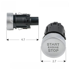 8U0905217A Engine Start Stop Button for Volkswagen, Audi, 10-20 - NexuParts