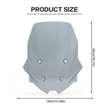 Front Windshield Windscreen Deflector Compatible with Voge DS 900 X 2024-2025