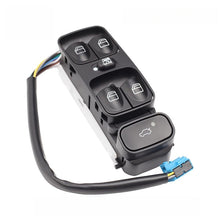Power Window Switch A2038210679L / A2038210679S, Compatible with Mercedes-Benz (Driver Side)