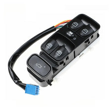 Power Window Switch A2038210679L / A2038210679S, Compatible with Mercedes-Benz (Driver Side)