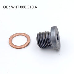 WHT 000 310 Transmission Drain Plug Wht for Volkswagen, 0-10, Audi Golf - NexuParts