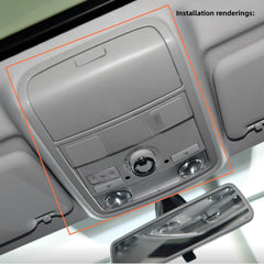 56D868837 Overhead Sunglasses Holder for Volkswagen, 20-30, medium_margin Jetta - NexuParts