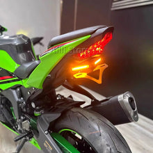 Short Tail License Plate Holder with LED Light Compatible with Kawasaki Ninja 636 ZX-6R 2024-2025